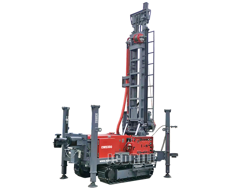 CWD300 Hydraulic Rotary Crawler Drilling Machine