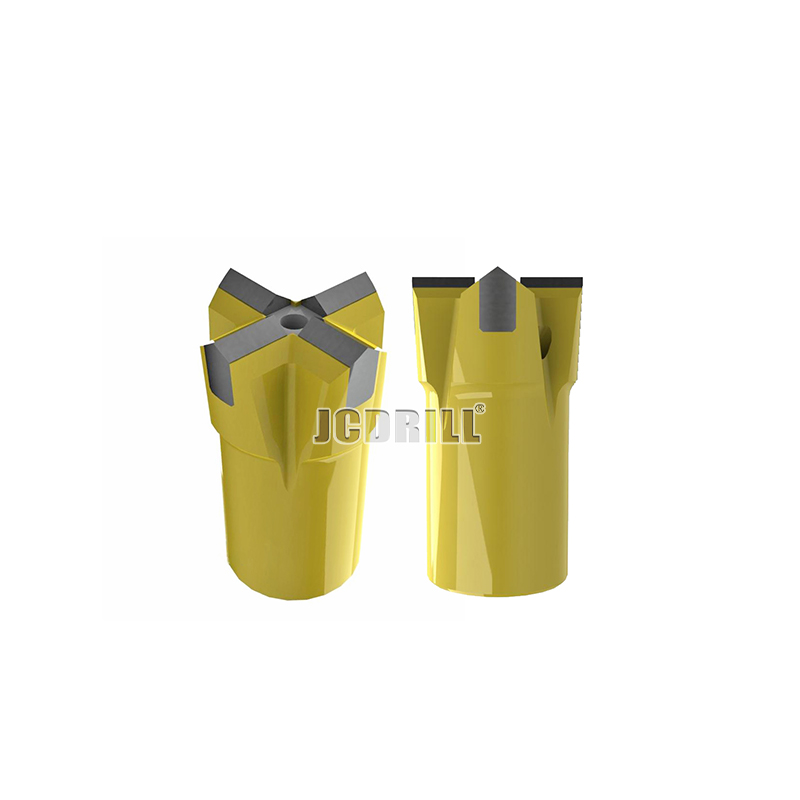 Cross Type Bit Tapered Connection Cross Bit In Quarring Rock Mining Small Hole Drilling Tungsten Carbide