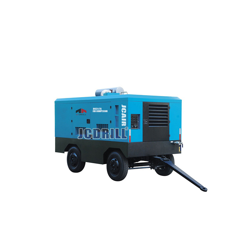 Mining Drilling Air Compressor portable screw air compressor for water well and rock drilling