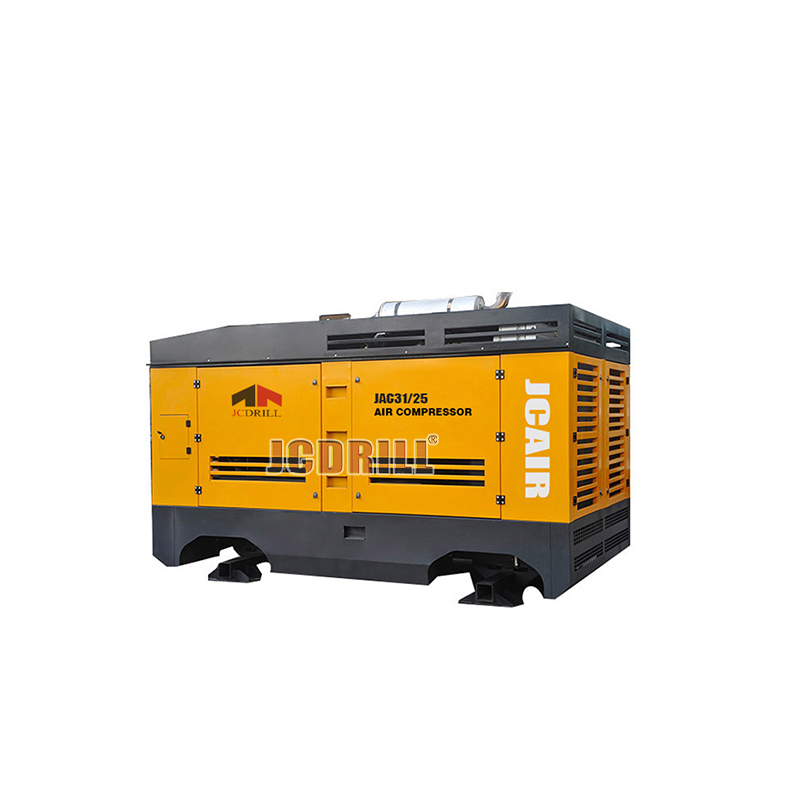JCDRILL Heavy Duty Drilling And Mining large Industry Diesel Engine Portable Screw Air Compressor