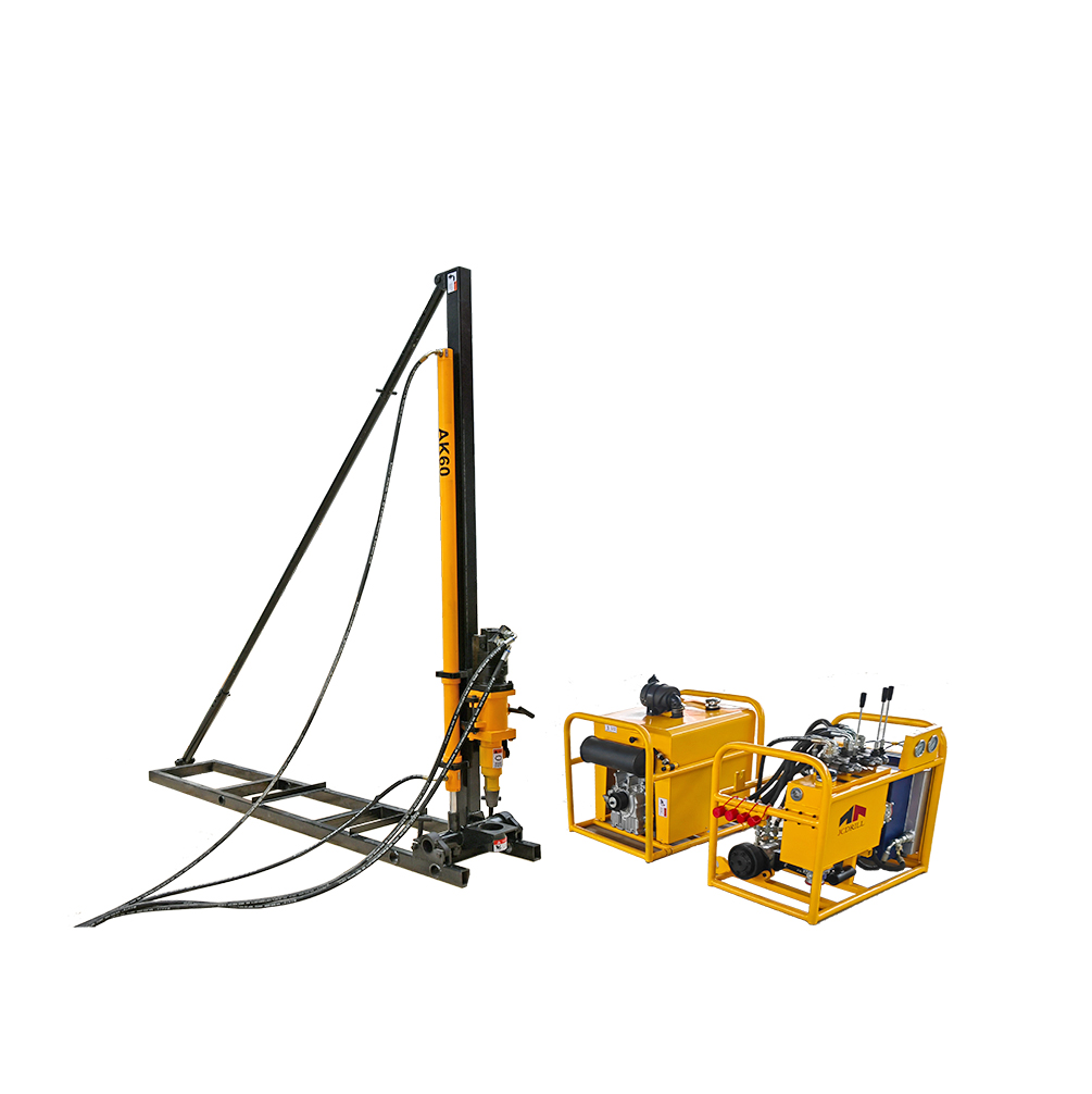 AK60 Hydraulic Portable Anchor Drilling Rig