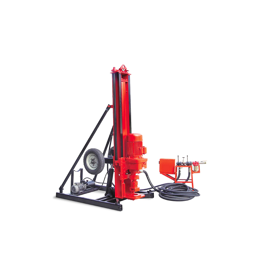 DM100B Pneumatic Powered Rock Drilling Rig