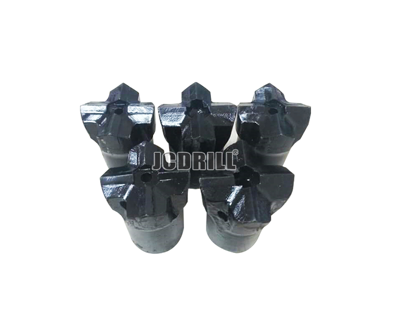 Cross Type Bit Tapered Connection Cross Bit In Quarring Rock Mining Small Hole Drilling Tungsten Carbide