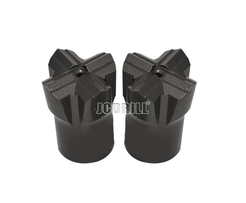 Cross Type Bit Tapered Connection Cross Bit In Quarring Rock Mining Small Hole Drilling Tungsten Carbide