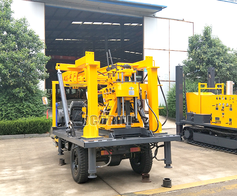 JXY400C Hydraulic Spindle Core/Water Well Drilling Machine Three Wheel Vehicle