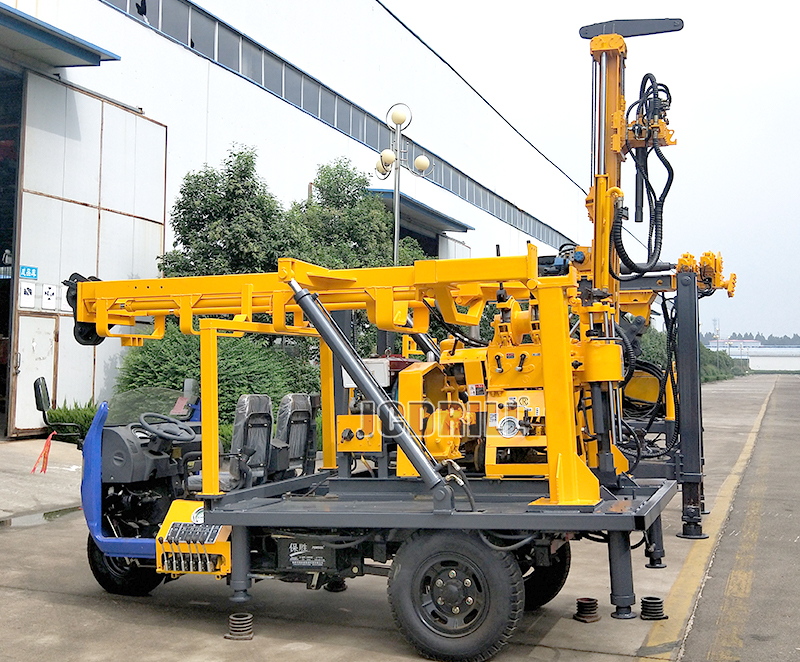 JXY400C Hydraulic Spindle Core/Water Well Drilling Machine Three Wheel Vehicle