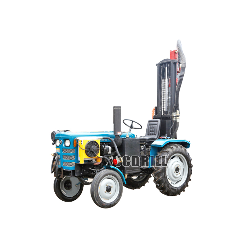 TD100 Pneumatic Tractor Mounted Water Well Drilling Rig