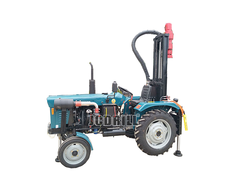 TD100 Pneumatic Tractor Mounted Water Well Drilling Rig