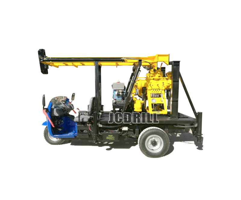 JXY200C Three Wheel Vehicle Mounted Hydraulic Spindle Core Drilling Machine