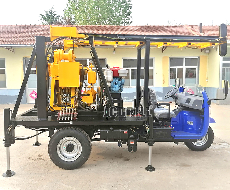 JXY200C Three Wheel Vehicle Mounted Hydraulic Spindle Core  Drilling Machine