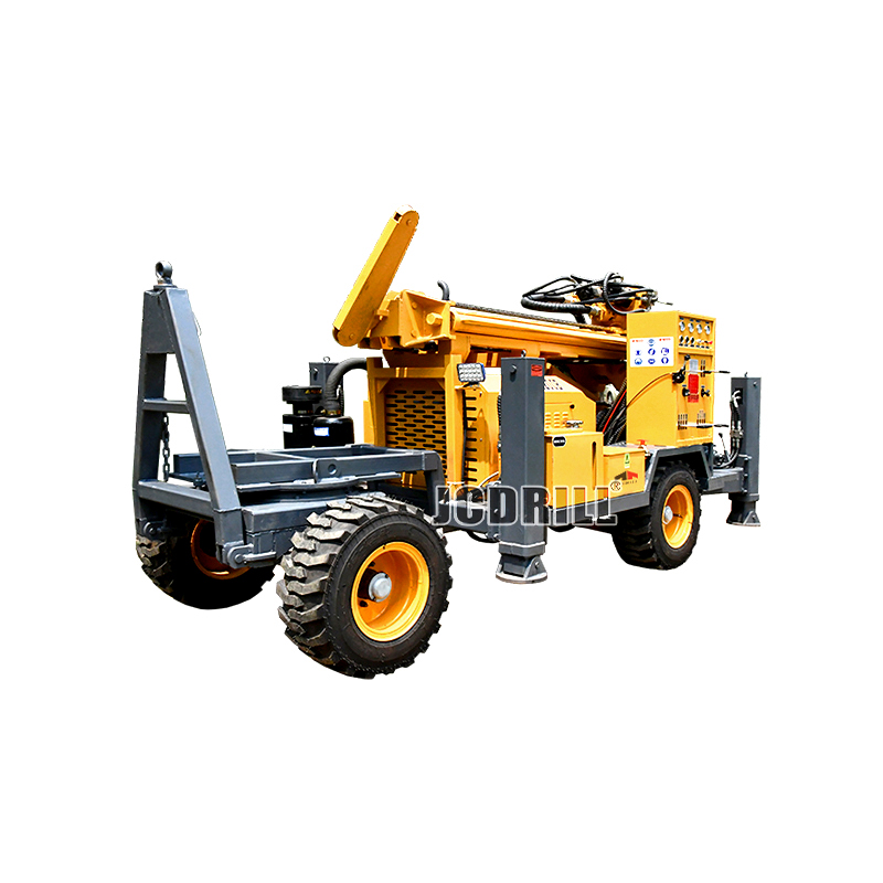 TWD200 Trailer Hydraulic Borehole Water Well Drilling Rig