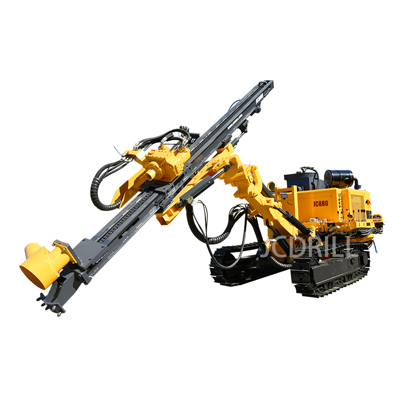 JC880 hydraulic DTH Drilling Machine  Blasting Hole Rock Drilling Rig For Mining