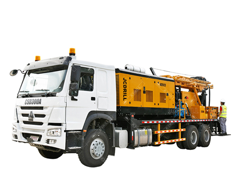 Shipping CSD300 4X2 Truck-Mounted Water Well Drilling Rig to Africa by Sea