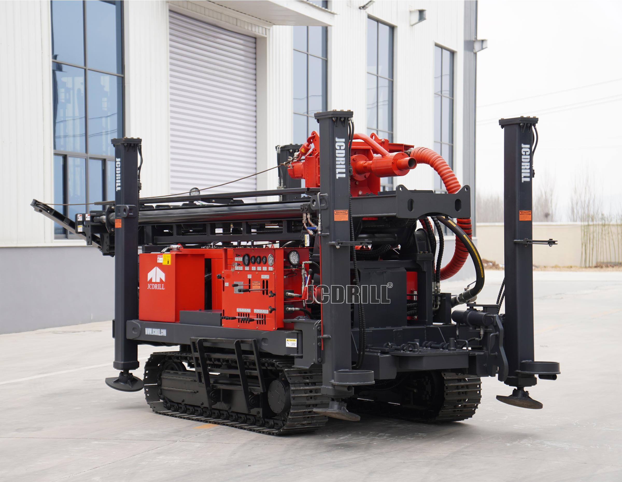 CWD400T multi-function water well drilling rig completed and will soon be shipped