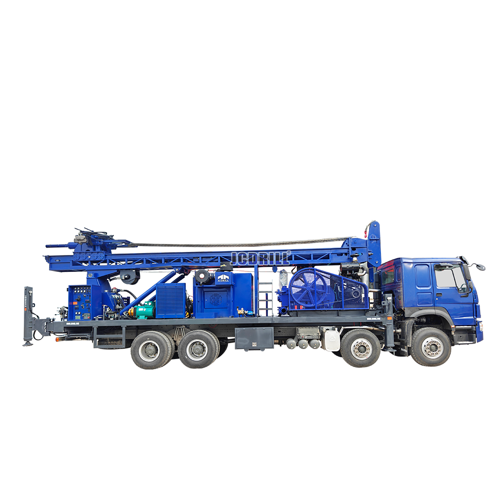 Truck Mounted Borehole DTH Rotary Hydraulic Water Well Drilling Rig