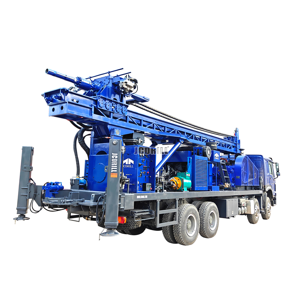 Truck Mounted Borehole DTH Rotary Hydraulic Water Well Drilling Rig
