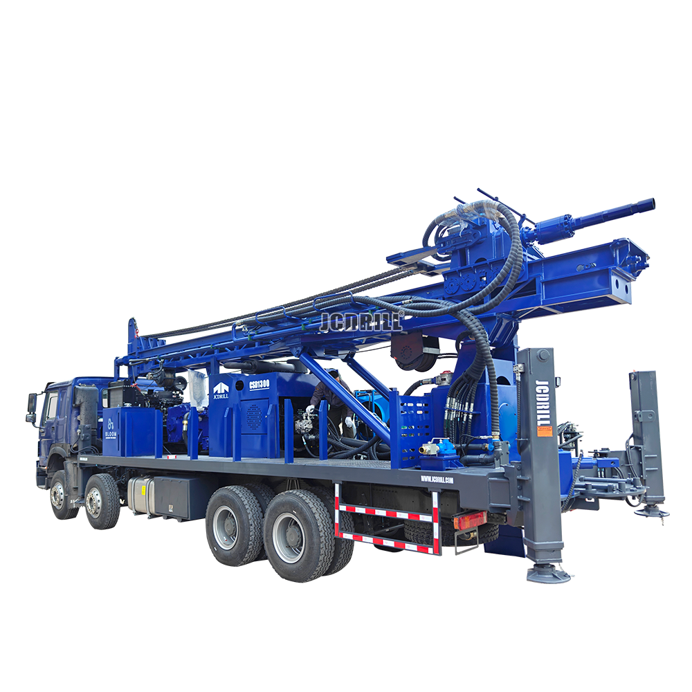 Truck Mounted Borehole DTH Rotary Hydraulic Water Well Drilling Rig