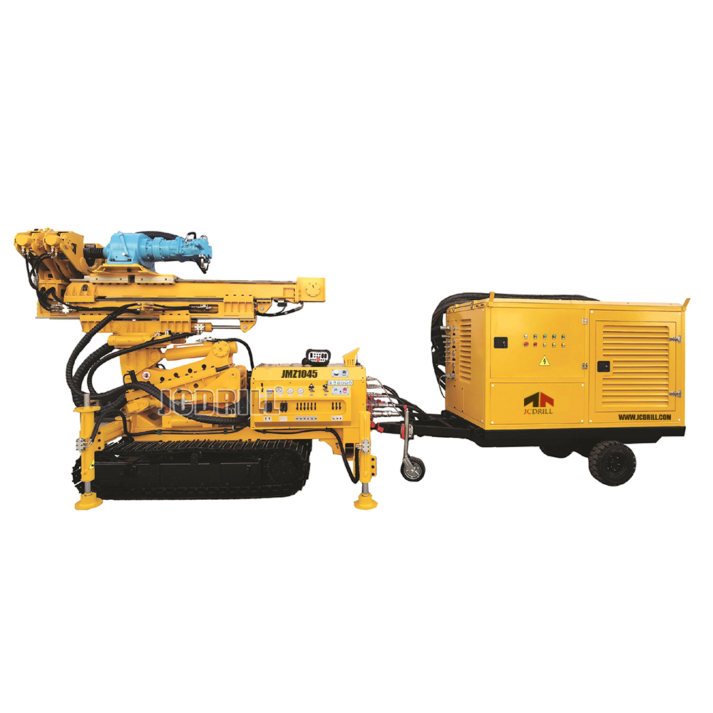 JMZ1045 Low Headroom Split Top Hammer Anchor Drilling Rig
