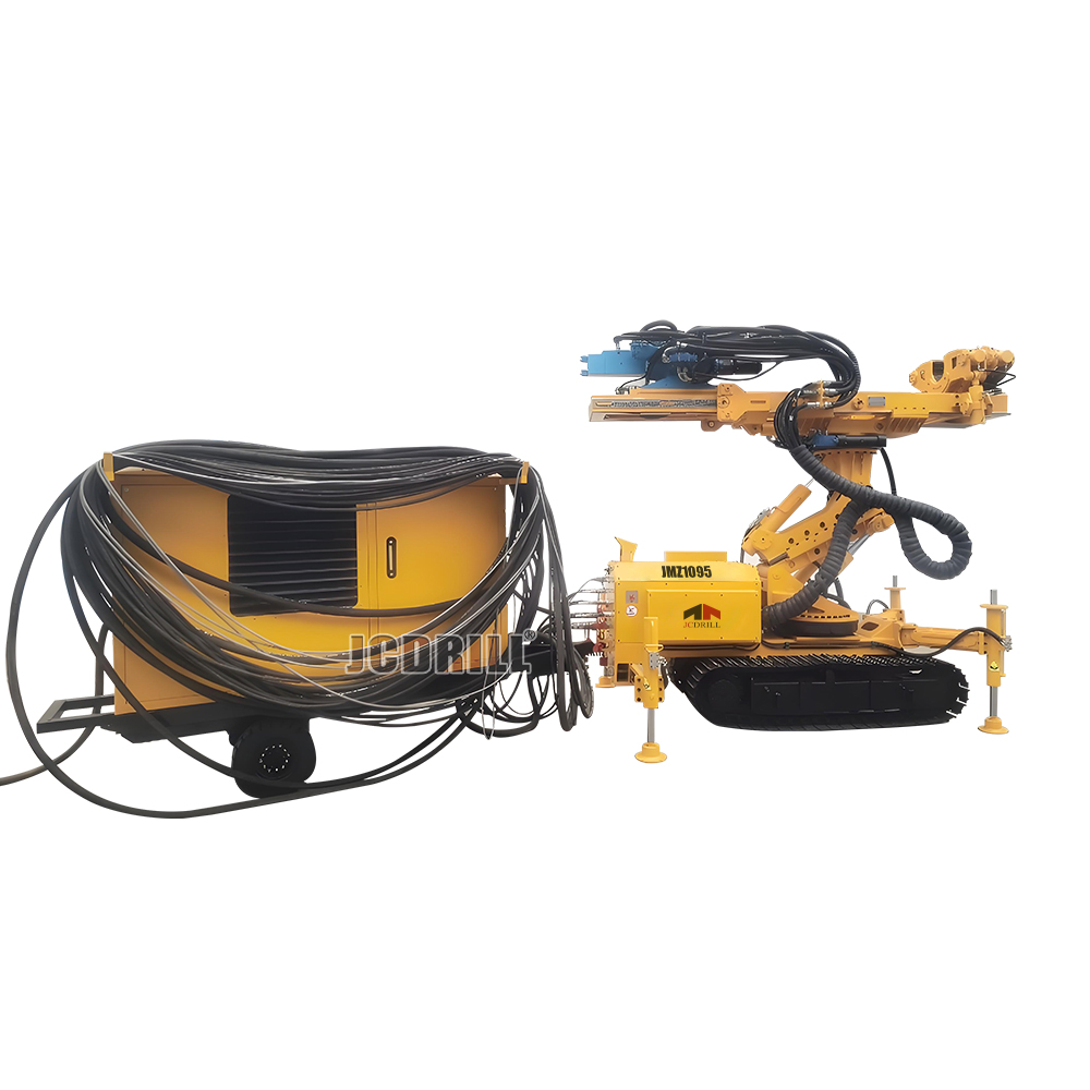 JMZ1045 Low Headroom Split Top Hammer Anchor Drilling Rig