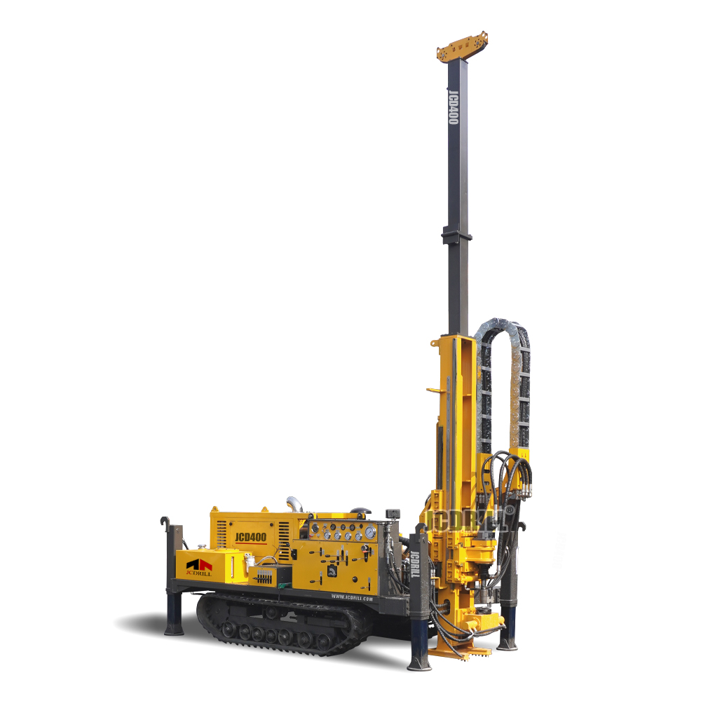 JCD400 Diamond core drilling mining rig for ore sample Full Hydraulic Portable Drilling Rig