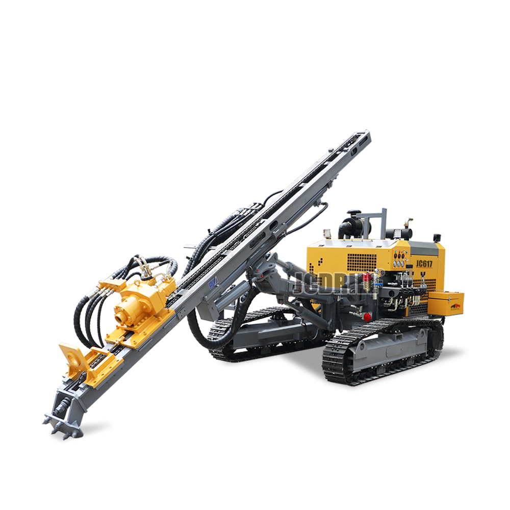 JC617 Compact Crawler DTH Drill Rig – 30m Depth, 90-100mm Holes, 2400Nm Torque for Confined Spaces