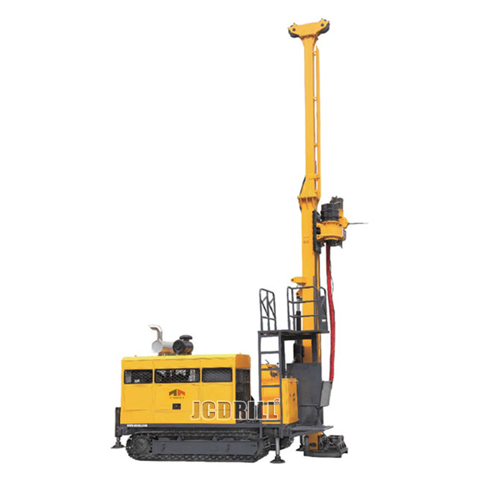 JCD1000 Full Hydraulic Crawler Mounted Diamond Core Mining Drilling Rig Machine for Sale4 Full Hydraulic Crawler Mounted Diamond Core Mining Drilling Rig