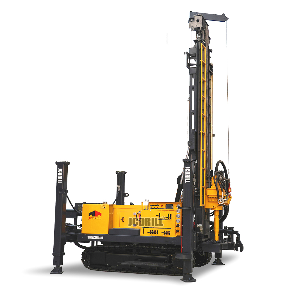 CWD450T Crawler Mounted Hydraulic Borehole DTH Water Well Drilling Rig Machine