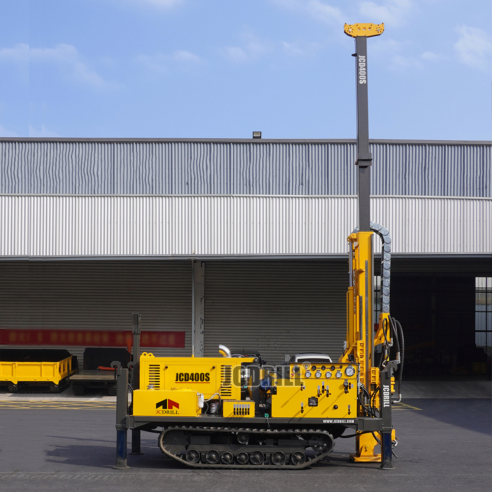 JCD400S Diamond core drilling mining rig for ore sample Full Hydraulic Portable Drilling Rig