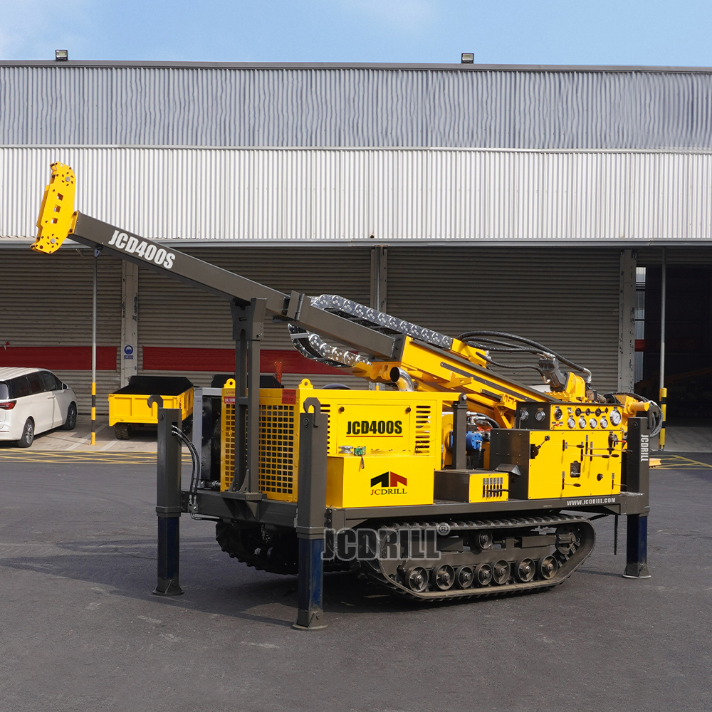 JCD400S Diamond core drilling mining rig for ore sample Full Hydraulic Portable Drilling Rig
