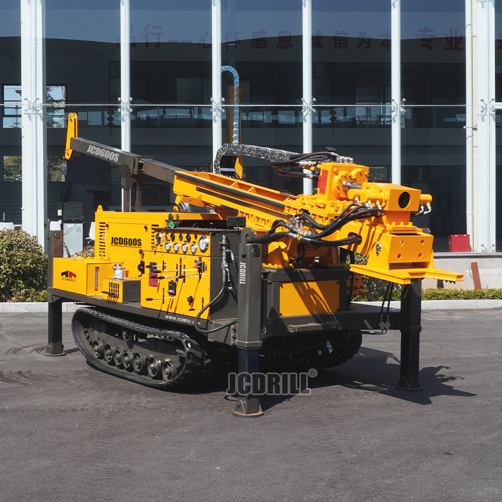 JCD600S Full Hydraulic Crawler Mounted Diamond Borehole Core Mining Drilling Rig Machine