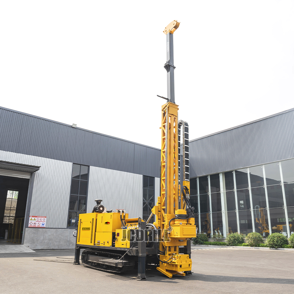 JCD2000S Full Hydraulic Core Fast Drilling Speed Rig Mineral Exploration for Slope and Straight Holes Drilling