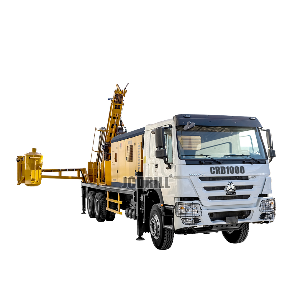 CRD1000 Hydraulic Truck Mounted Diamond Core Mining Drilling Rig Machine