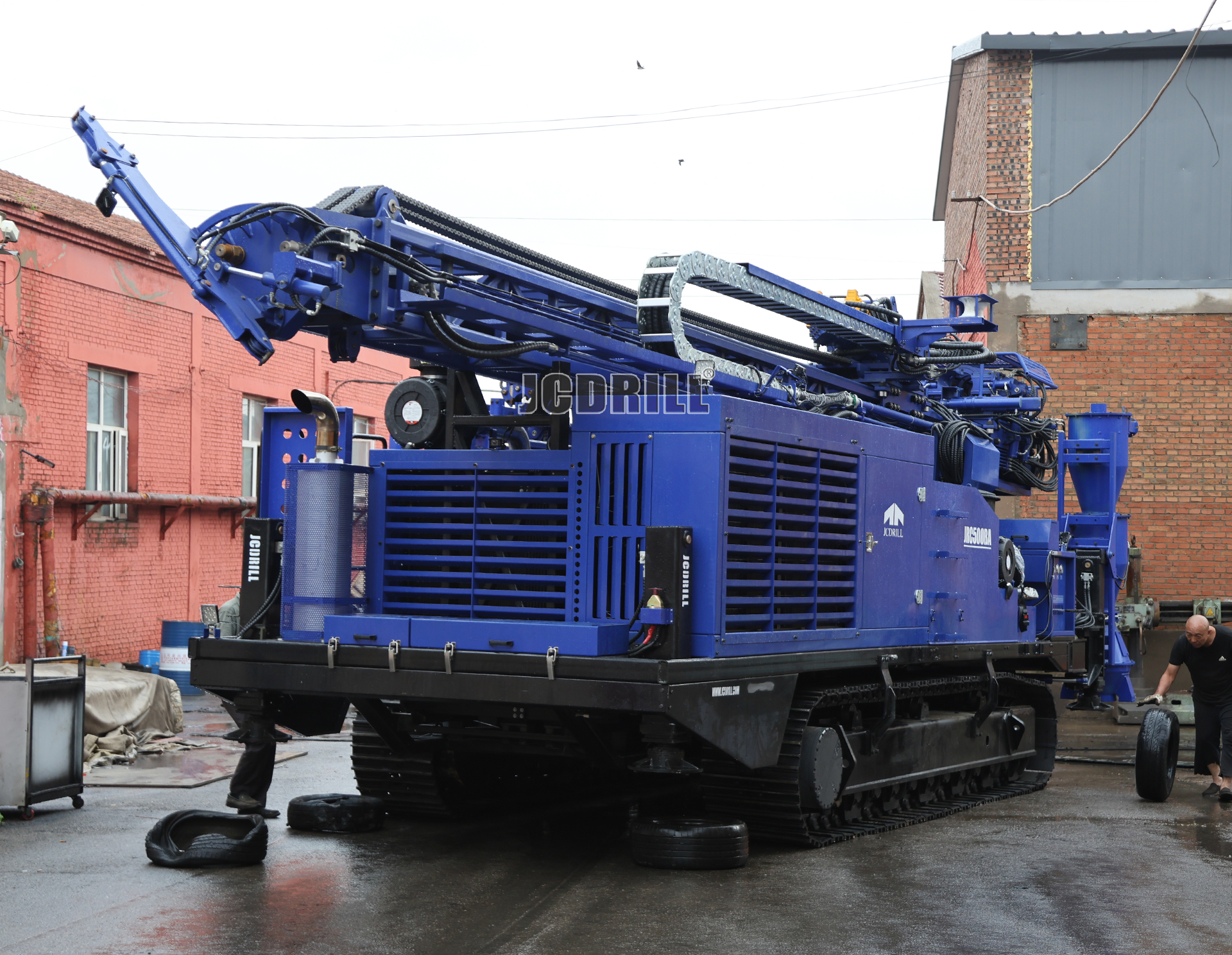 JCDRILL Unveils All-New JRC500BA Reverse Circulation Drilling Rig with Integrated Air Compressor for High-Efficiency Mining Exploration